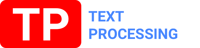 Text processing icon